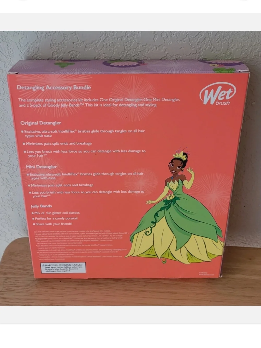 Disney princess detangling accessory bundle brush
